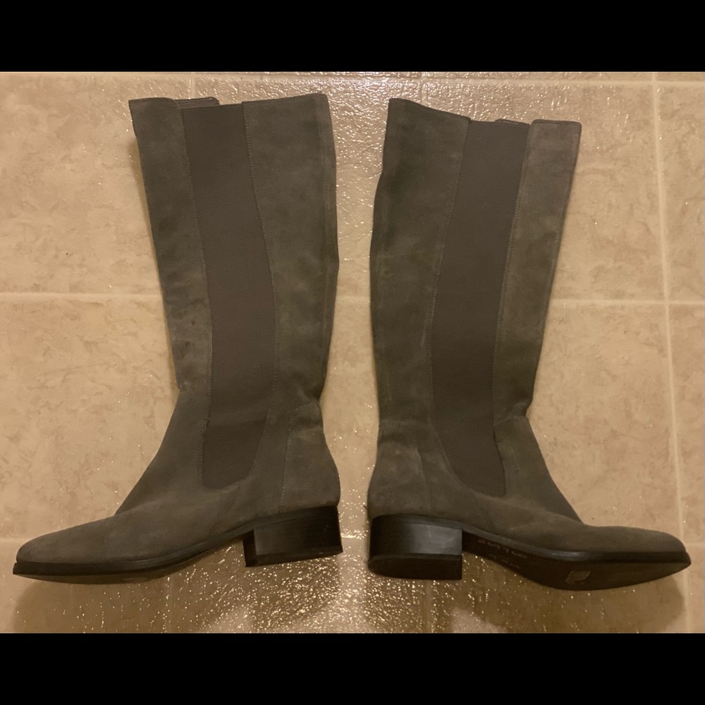 Halston suede boots - size 9.5 for sale